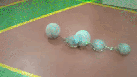 OSMOS spherical snake robot moving